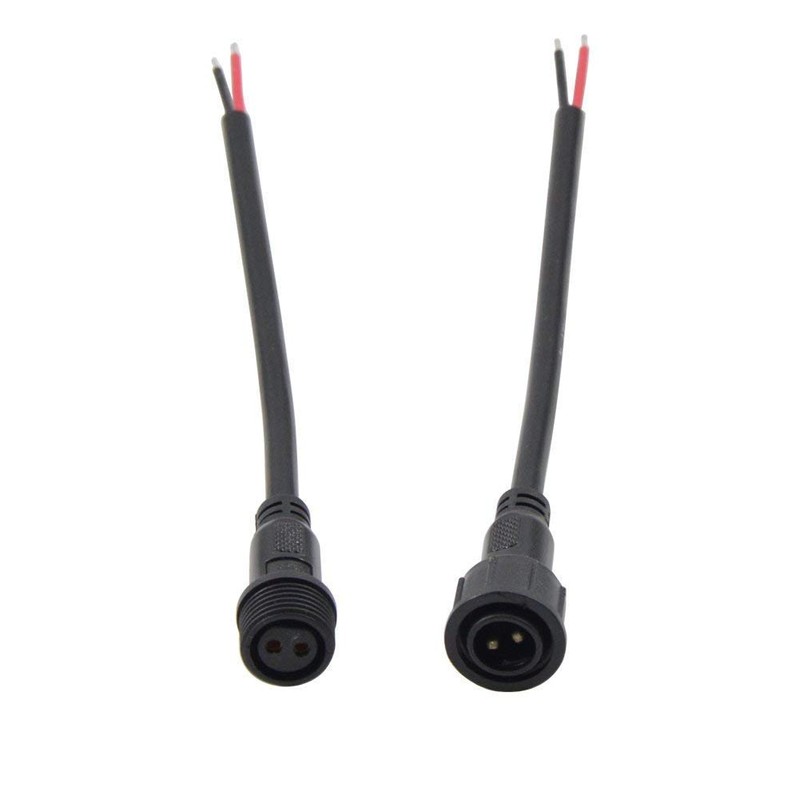 WESIRI 5Pairs 2pin Black Electrical Connector LED Connector for LED