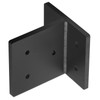 YIDU69Q 2 Pcs 8x8 Black Concealed Post Base, Heavy Duty