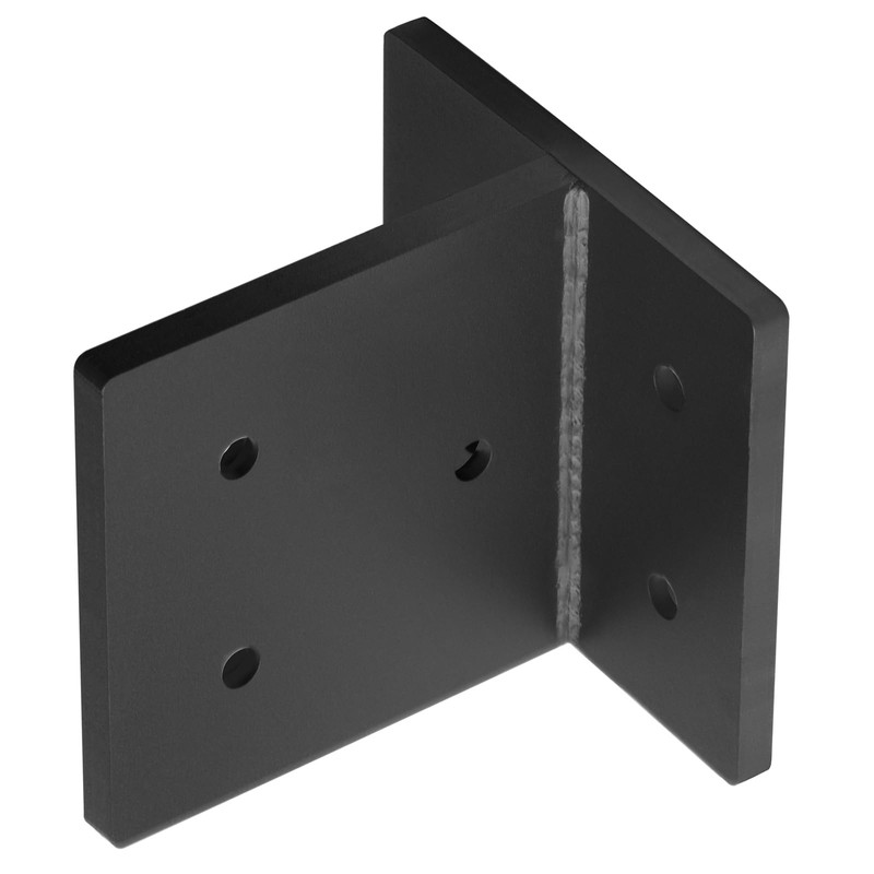 YIDU69Q 2 Pcs 8x8 Black Concealed Post Base, Heavy Duty