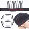 10pcs Steel Tooth Wig Comb Clips for Lace Wigs Durable
