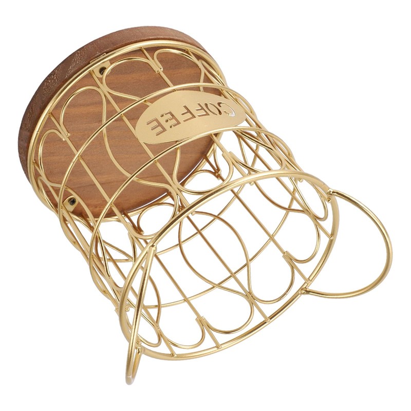 Coffee Pod Holder, K Cup Organizer Round Coffee Pod Basket
