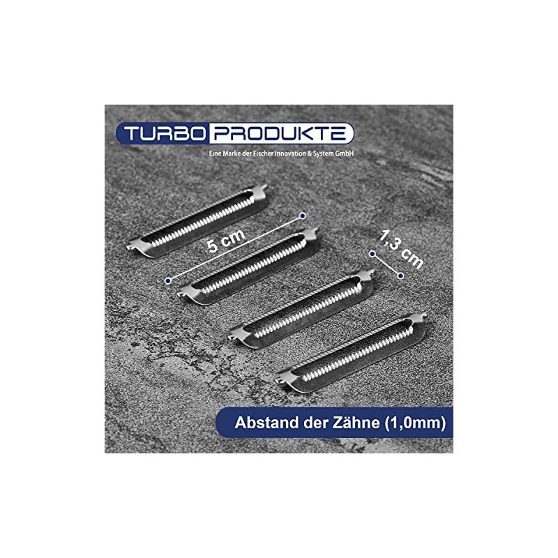 4 original replacement blades for turbo peeler and turbo combo