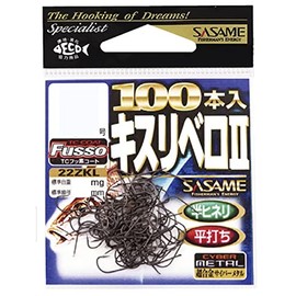 SASAME Fishing Hooks Kiss Libero II 100pcs (TC Fluorocarbon) No. 6