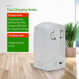 LYONGTECH LCD Dual Battery Charger with Storage Charge for DJI Flip Drone,Display Parallel Charging Hub Accessories