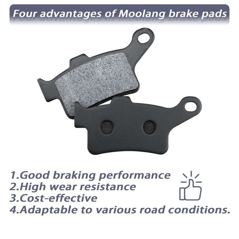 Front and Rear Brake Pads for Can-Am Spyder RT RT-S