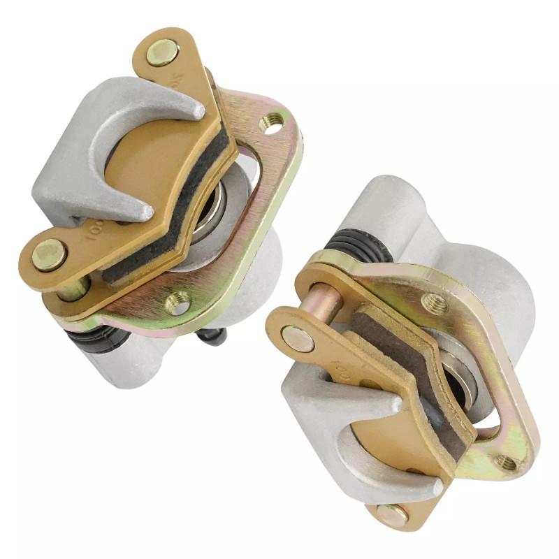 Caltric Front Left Right Brake Caliper W/ Pad For Polaris