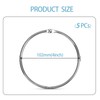 4 Inch 6 Pack Binder Rings, Extra Large Loose Leaf