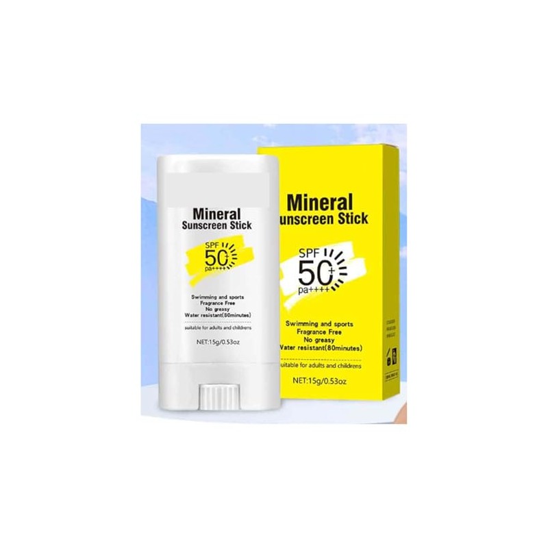 Cooling Sun Stick, Birch Juice Moisturizing Sunscreen, 15g sunscreen stick