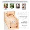 WHITEHORSE Bird Houses for Outside - Weatherproof Bird House for