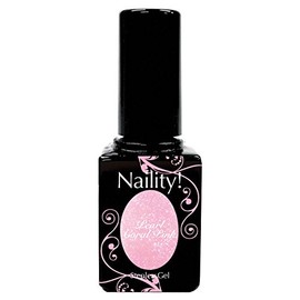 Narity! Gel Nail Stepless Gel 176 Pearl Coral Pink 0.2 oz (7 g)