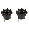 Headlight Socket, 1 Pair Replacement Headlight Bulb Holder Adapter Holder