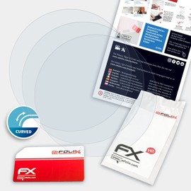 atFoliX Screen Protector Compatible with Garmin Lily Film, Ultra Clear and Flexible FX Screen Protector (3X)