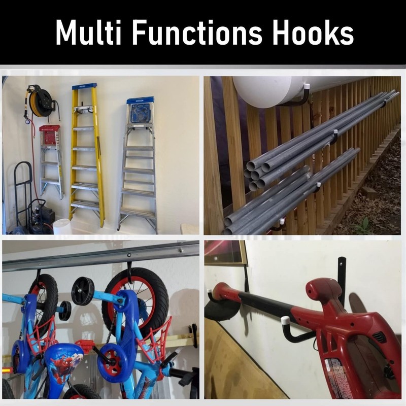Vahodegn 20Pcs Heavy Duty Garage Storage Hooks, 6.7 Inches Garage