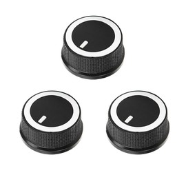 3 Pcs Climate AC Heater Control Knob Fit for 2008-2014 Chevy Express GMC Savana 1500 2500 3500 Van 84793085