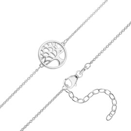 trendor Girls' Bracelet with Tree of Life 925 Silver Bracelet for Young Women, Magical Gift Idea, Elegant Accessory 15809, Sterling Silver