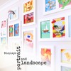 Children's Art Frame. Articulate Double Gallery Displays Two 9x12" Artworks