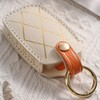 Hontumax Premium Leather 7-Button Key Fob Cover Case for Genesis