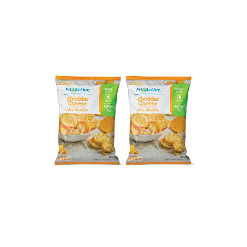 Fit & Active Gluten-Free Popped Cheddar Cheese Rice Snacks -