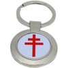 Patriarchal Cross Key Ring