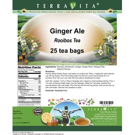 Ginger Ale Rooibos Tea (25 tea bags, ZIN: 542729) - 2 Pack