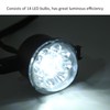 12V 14 LEDs Front Head Light Lamp 3 Wire Buckle