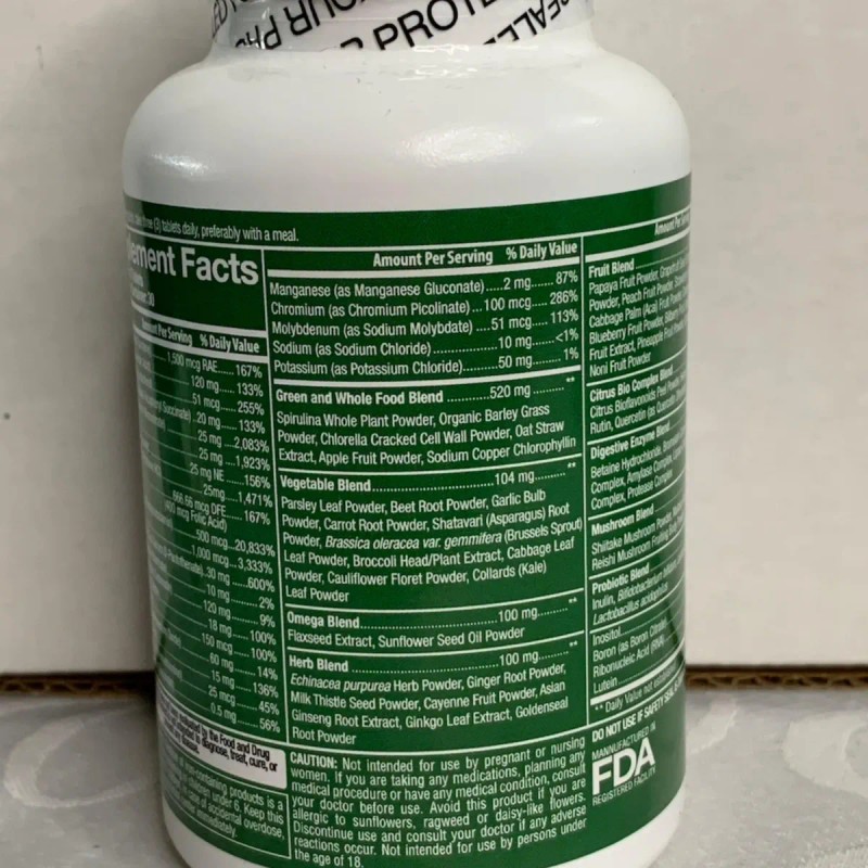 Whole Food Multivitamin For Men And Women : Whole Nature