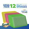 SCRUBIT - [12 Pack] Scrub and Wipe Cleaning Pads –