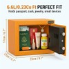 Mini Safe Box, Small Money Safe with Digital Keypad &