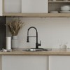DJS Touchless Kitchen Faucets with Pull Down Sprayer Matte Black