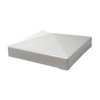 True 6x6 (155mm x 155mm) Plastic Pyramid Vinyl Fence Post