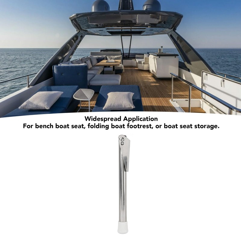 Stainless Steel Seat Support Swing Leg, 13 Inch Marine Folding
