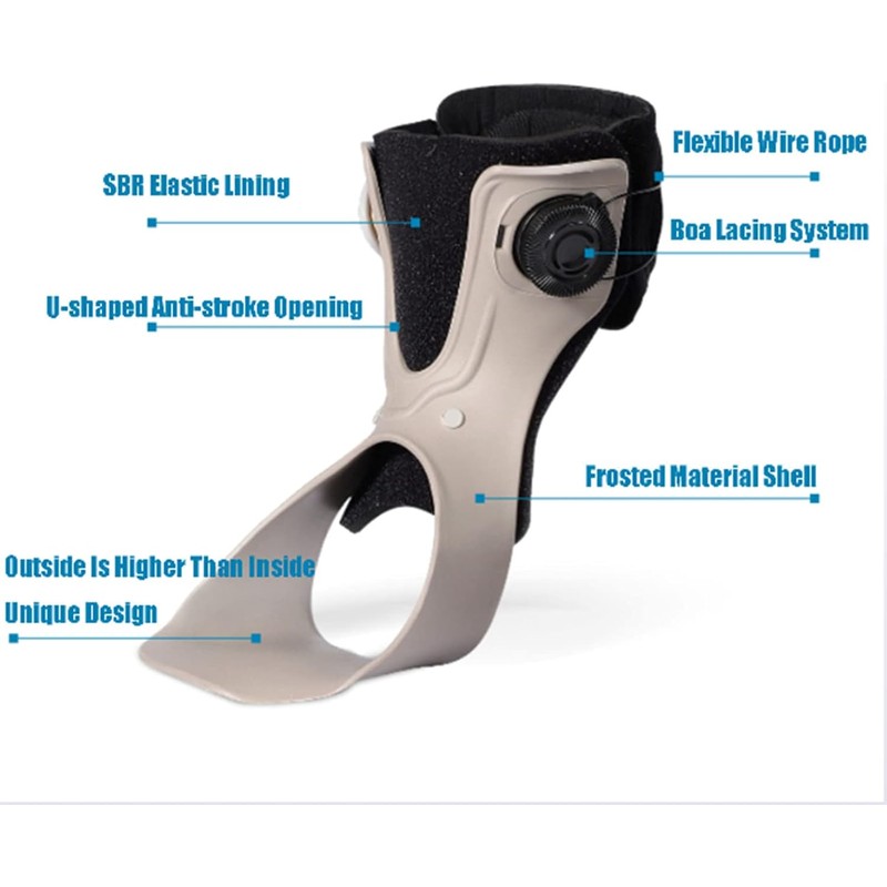 Drop Foot Brace AFO Foot-Up Ortesis Light Balance Drop Foot