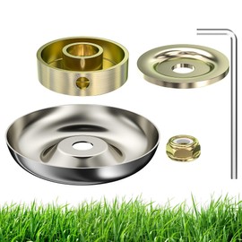 Forever Speed Set of 5 Lawn Mowers Metal Gear Blade Nut Lawn Mower Blade Adapter Kit Brush Cutter Accessories