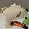 'Pheasant ' Canvas Wash Bag/Makeup Case (CS00031564)