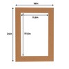 12x18 Mat for 18x24 Frame - Precut Mat Board Acid-Free