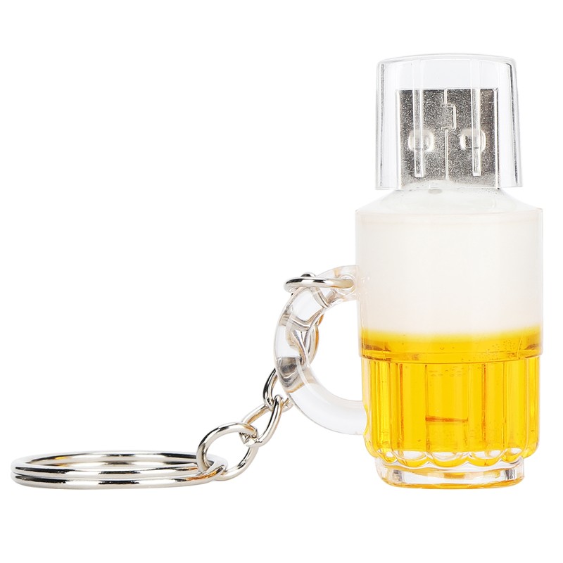 USB Flash Drive Cartoon Domineering Beer Mug Shape Portable Storage