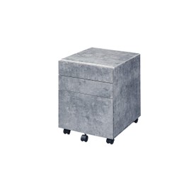 Acme Furniture Jurgen File Cabinet, Faux Concrete