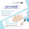10 x Kitten Feeding Nipples with 23 O-Ring Syringe (3,