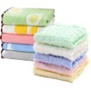 Muslin Baby Washcloths, Organic Muslin Cotton Face Towels, Natural Cotton
