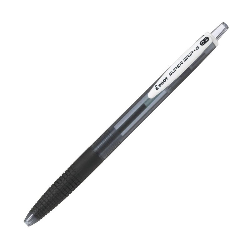 Pilot BSGK100EF10BB Super Grip G Retractable Permanent Ball Point Pens,