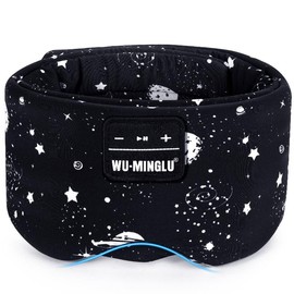 Silk Sleep Mask. Face-Hugging, Sleep Mask with Bluetooth Headset, Bluetooth 5.4, Padded Silk Cocoon for Luxury Sleep in Total Darkness - Color: Black