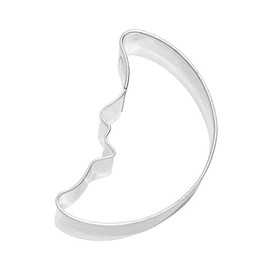 Birkmann 1010700210 Half Moon Cookie Cutter, Plastic, Grey, 5 x 3 x 2 cm