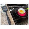 Crack'em Egg Cracker & Spoon Rest (Jet Black) - Perfectly