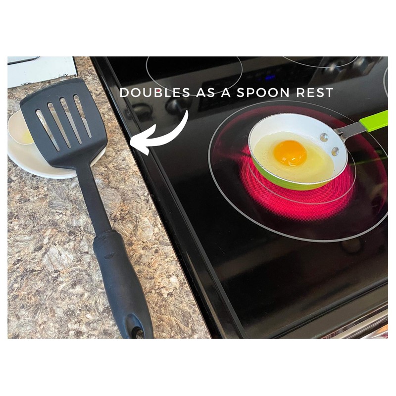 Crack'em Egg Cracker & Spoon Rest (Jet Black) - Perfectly
