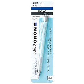 Tombow Mechanical Pencils Monograph Pastel Colors 0.3mm Pack DPA-137A Ice Blue 1 Piece