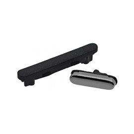 JOYSOG Pixel 5 パワーボリュームボタン Pixel 5サイドパワーオンオフボリュームアップダウンボタンキー交換修理パーツ(ブラック)