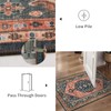 Tangsoo Oriental 2x3 Small Rug for Entryway,Washable Non-Slip Indoor Mat