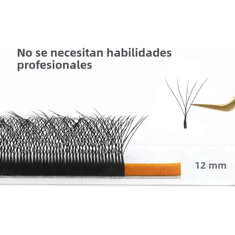 Extensión De Pestañas Nagaraku W Shape 5d