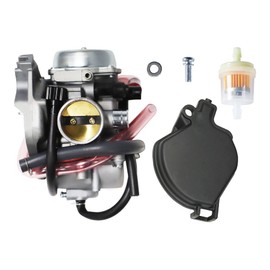 Carburetor Compatible with Arctic Cat 250 300 Carb 2x4 4x4 Assembly ATV 2001 2002 2003 2004 2005 Red Green Replaces Part Number 0470-427 0470-448