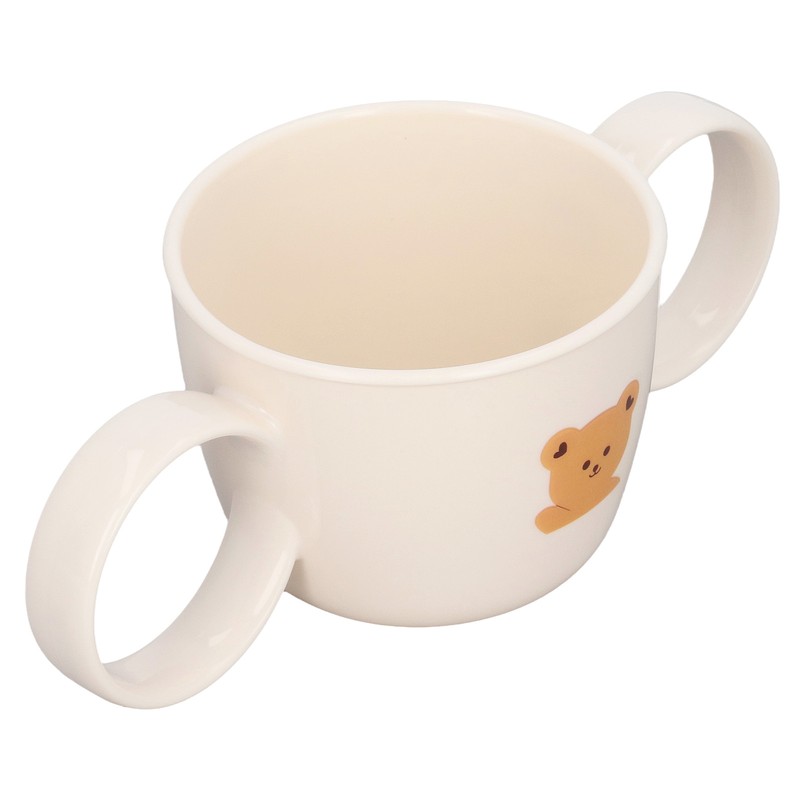 Baby Learning Drinking Cup 200mL Cartoon Animal Print Silicone Training